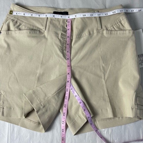 Rekucci Women’s Ease Into Comfort Stretchable Pull-On Slimming Tab Short Size 10 - Picture 11 of 12